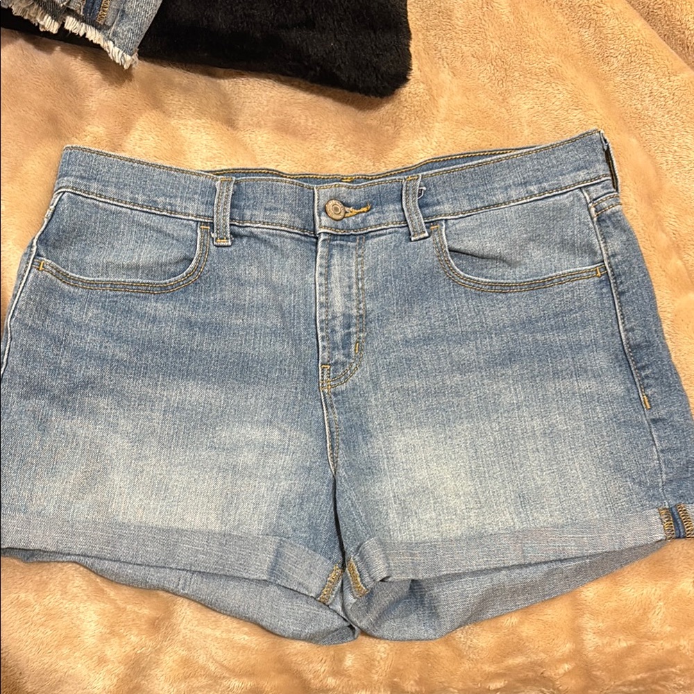 Old Navy Blue Jean Shorts with Distressed Look